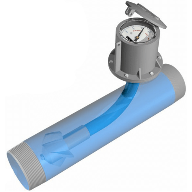 McCrometer Threaded End Flowmeter, Model MT100